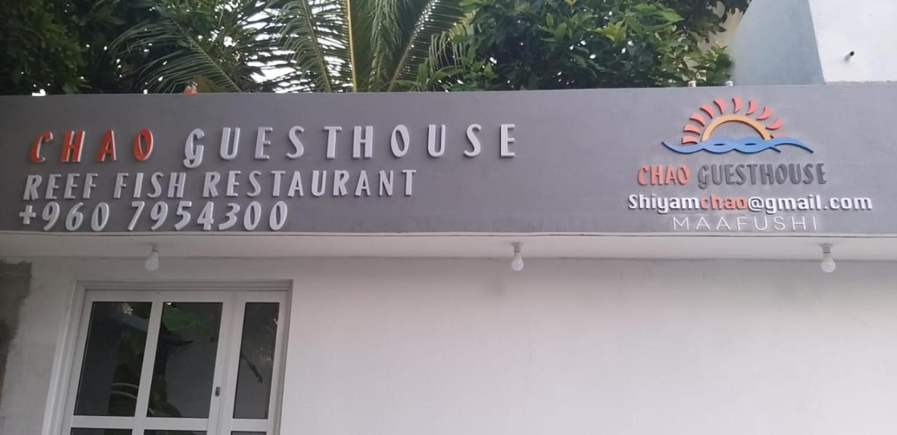 Chao Guest House Maafushi Exteriér fotografie